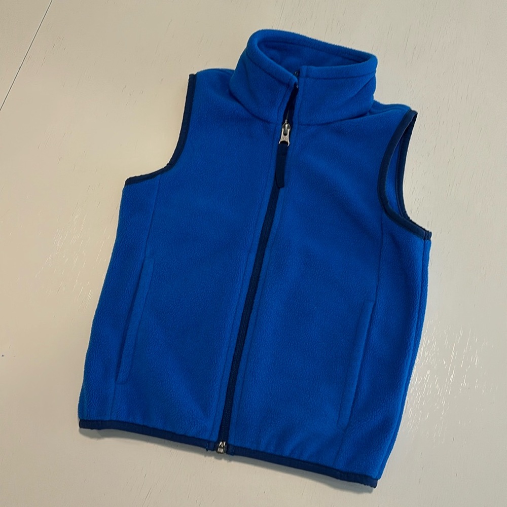 Blue Fleece Vest